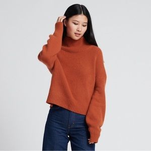 Naadam Luxe Cashmere Oversized Turtleneck Sweater